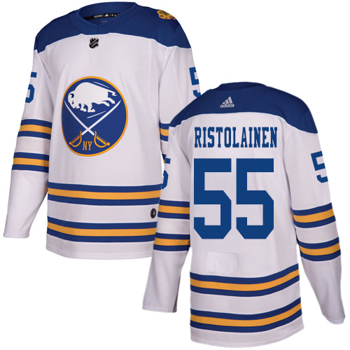 Adidas Sabres #55 Rasmus Ristolainen White Authentic 2018 Winter Classic Stitched NHL Jersey